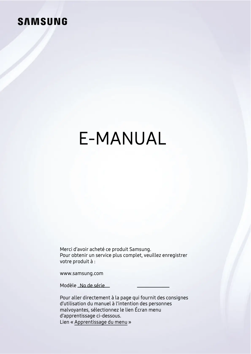 Page 1 of the manual User Manual Samsung QN85Q60CAF