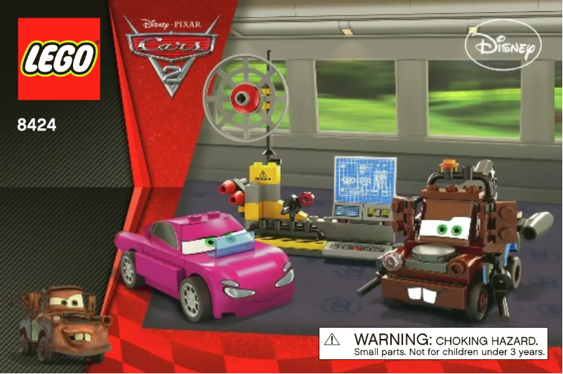 Page 1 of the manual User Manual Lego Cars 8424