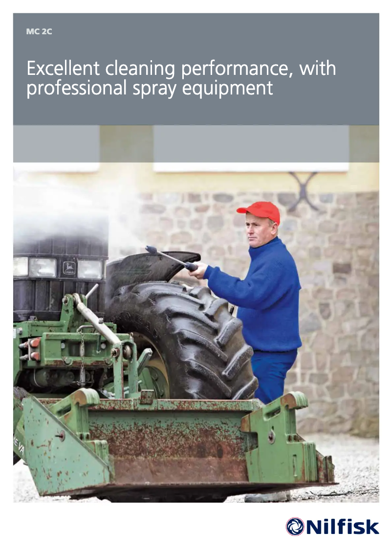 Page 1 of the manual Brochure Nilfisk MC 2