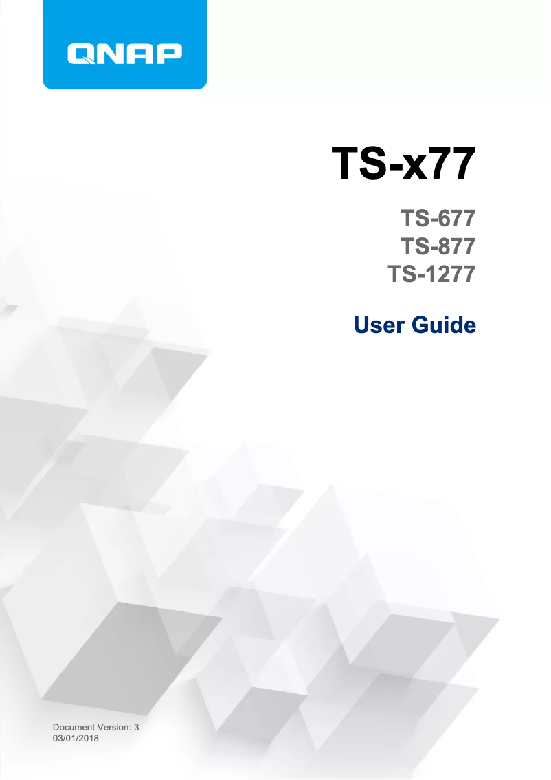 First page image of the manual for TS-877-1700