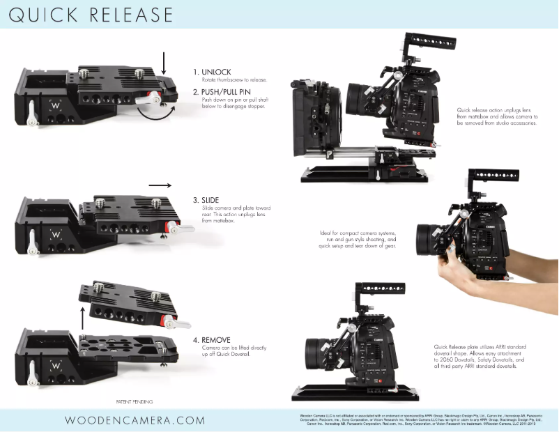 Page 1 of the manual User Manual Wooden Camera 162100