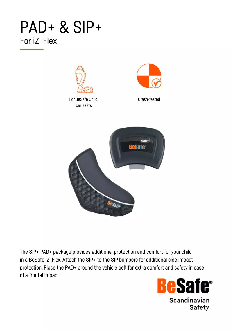 First page image of the manual for PAD+