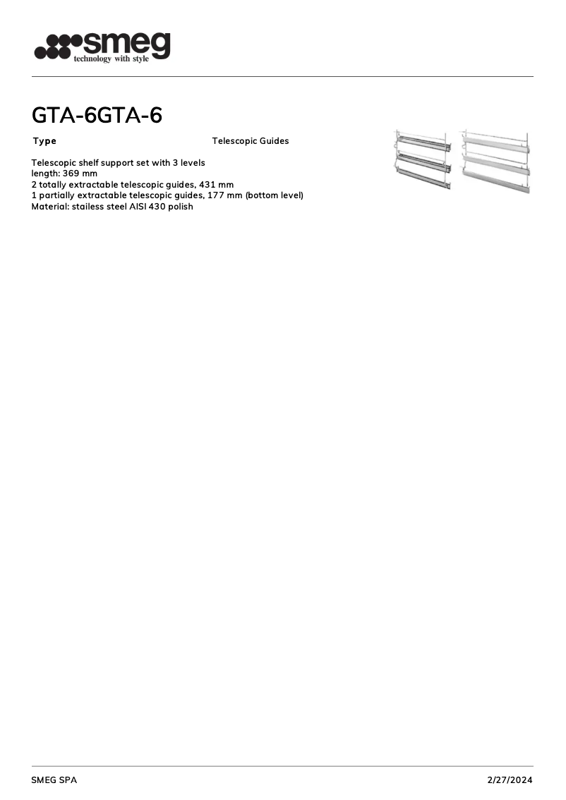 First page image of the manual for GTA-6