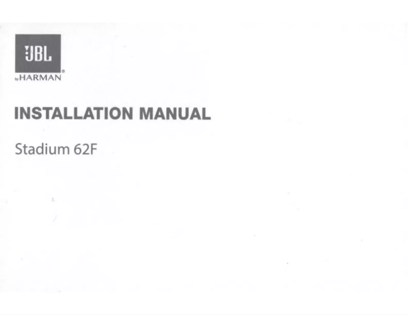 First page image of the manual for Stadium 62F