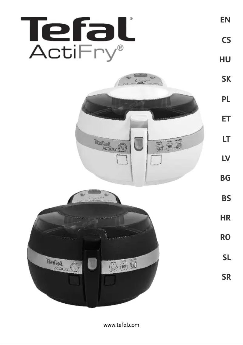 First page image of the manual for ActiFry GH8060