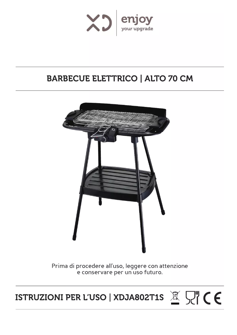 First page image of the manual for JA802T1S