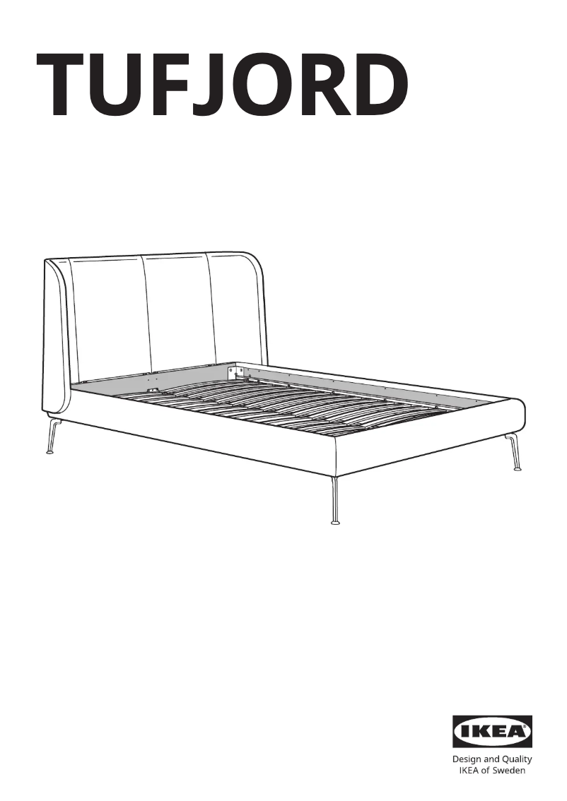 Page 1 of the manual User Manual Ikea TUFJORD 704.464.27