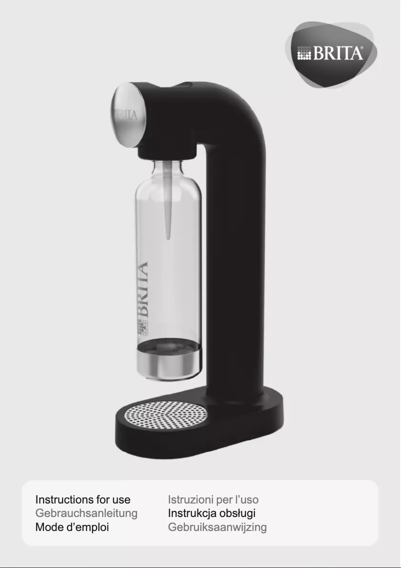 Page 1 of the manual User Manual BRITA SodaOne