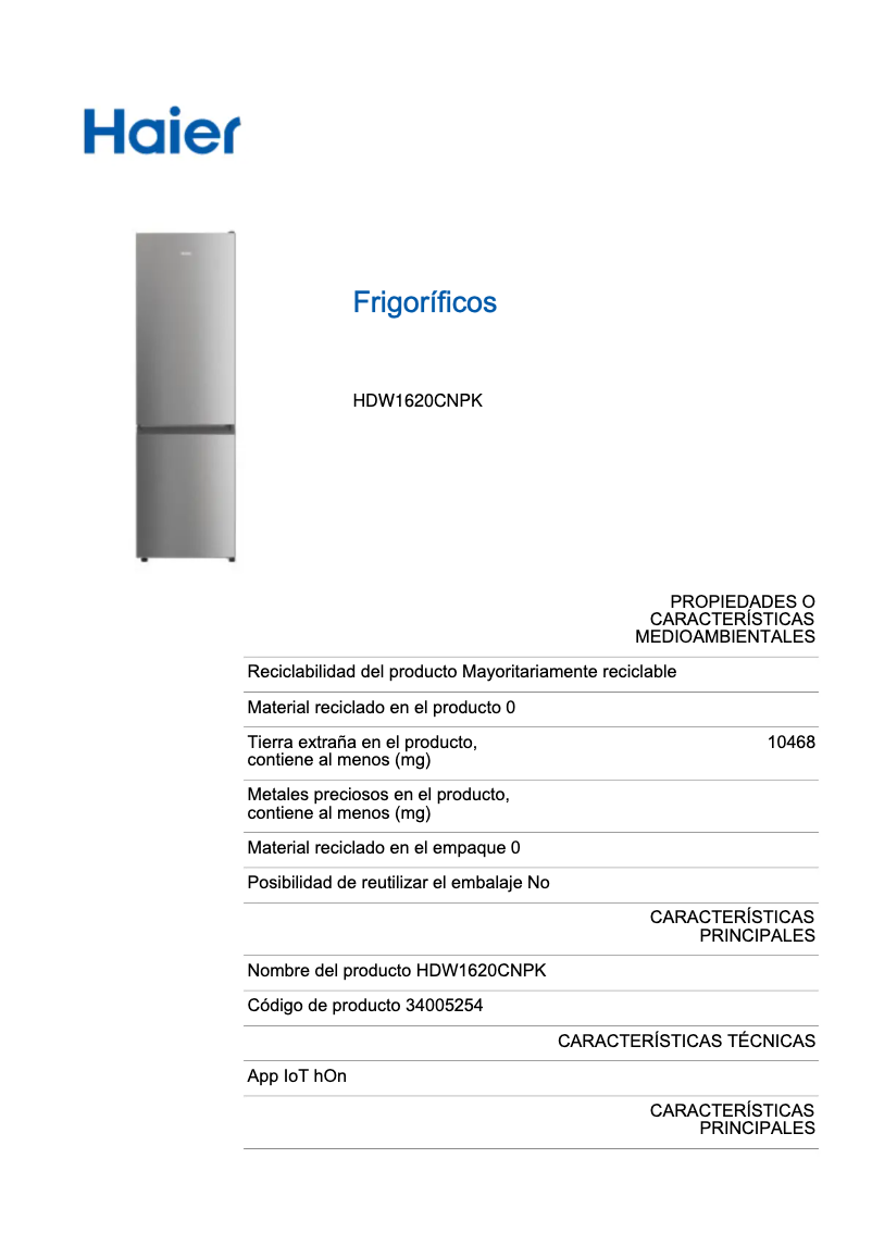 First page image of the manual for HDW1620CNPK