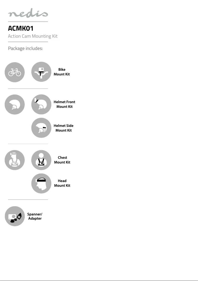 First page image of the manual for ACMK01