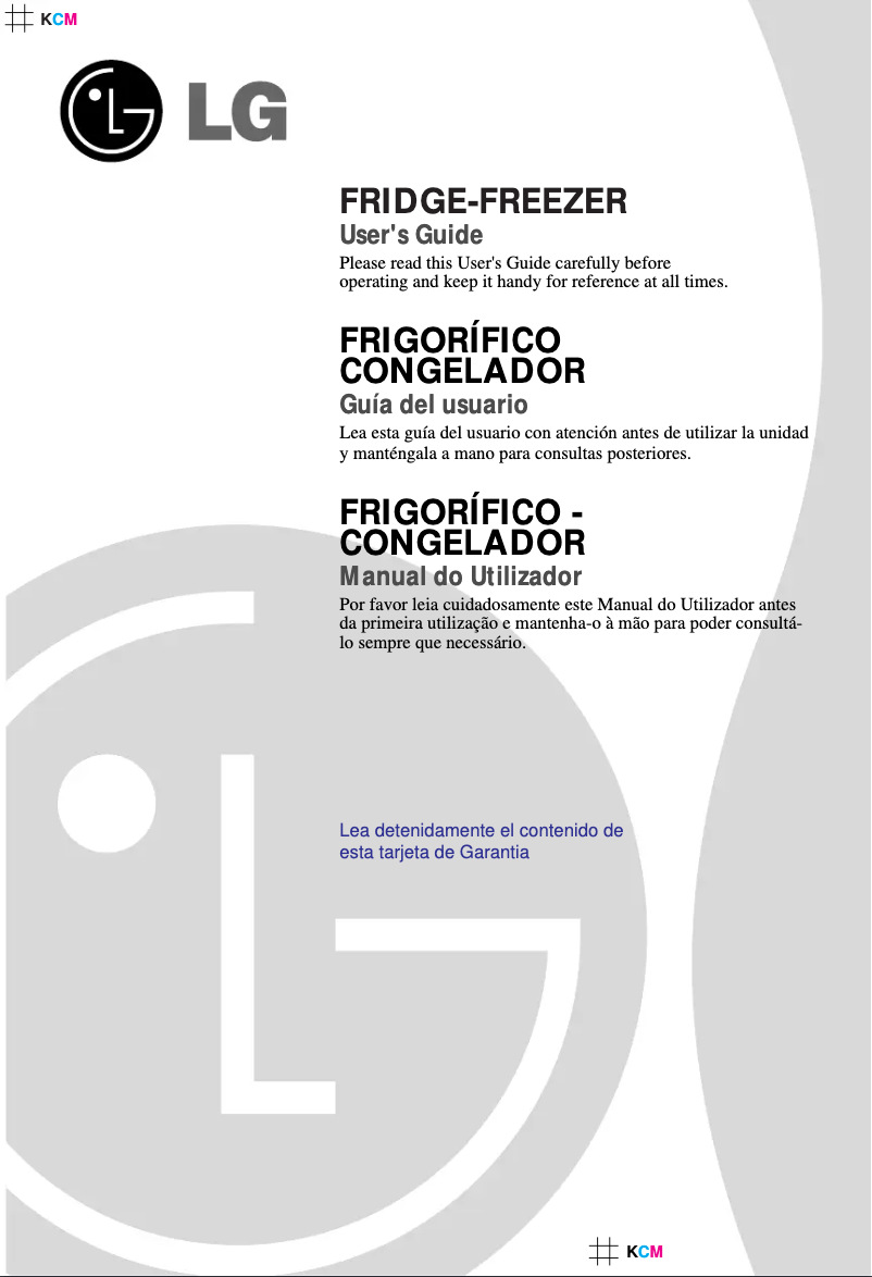 First page image of the manual for GR4490BWA