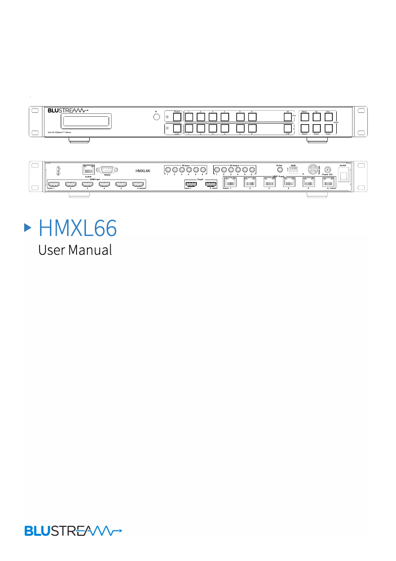 Image de la première page du manuel de l'appareil HMXL66