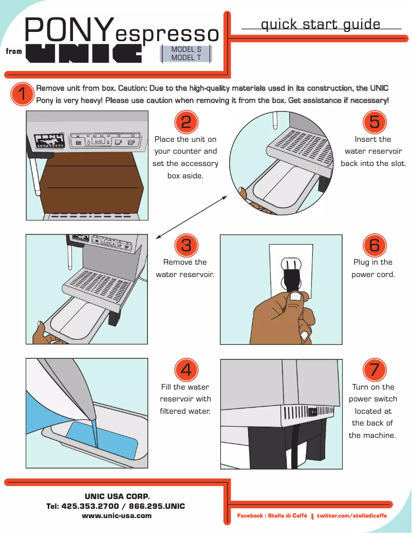 First page image of the manual for Pony 4