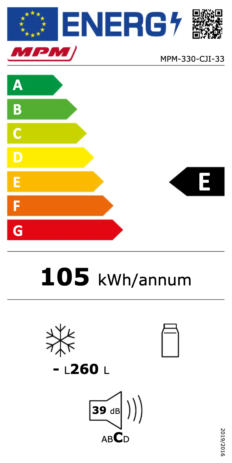 First page image of the manual for MPM-330-CJI-33