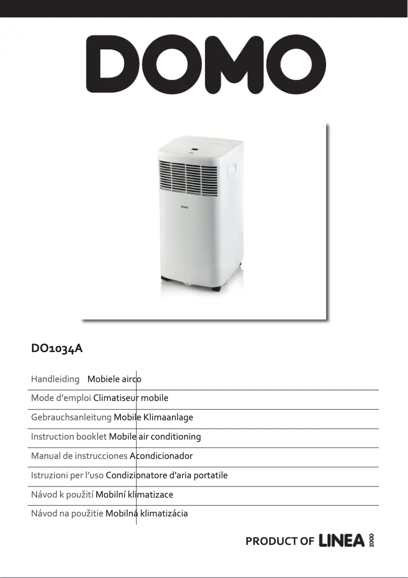 First page image of the manual for DO1034A