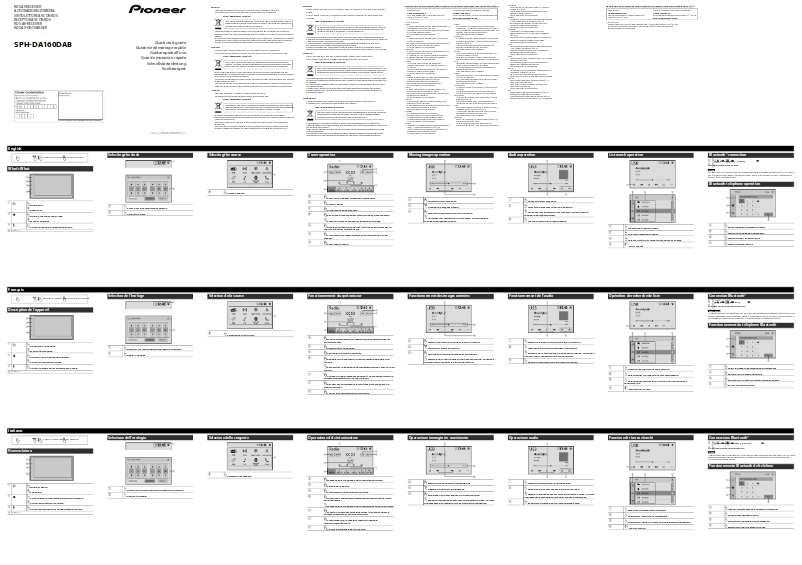 Page 1 of the manual unknown Pioneer SPH-DA160DAB