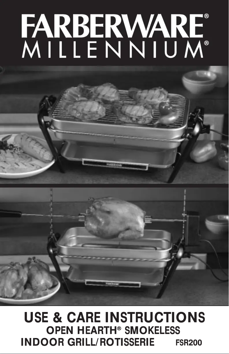 First page image of the manual for FSR200