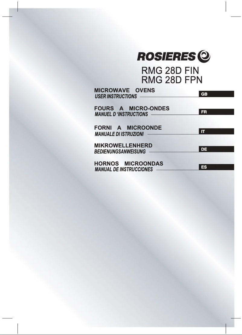 First page image of the manual for RMOK 82IN