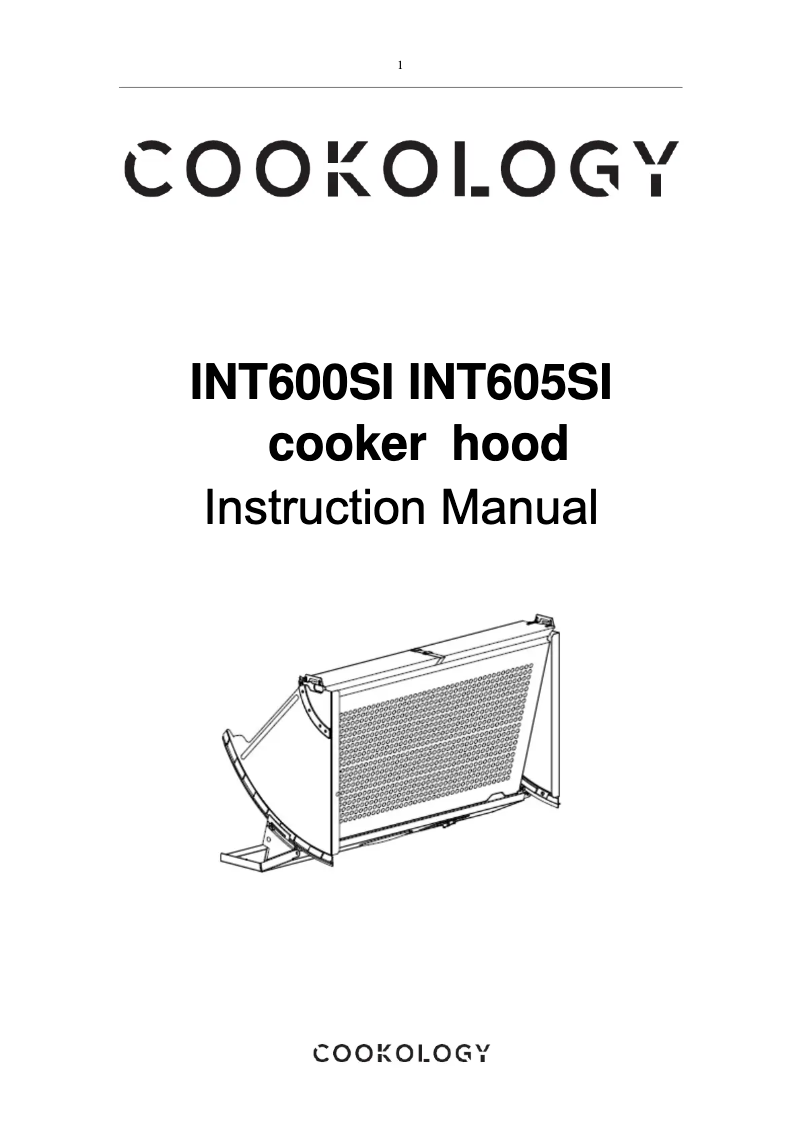 First page image of the manual for INT600SI
