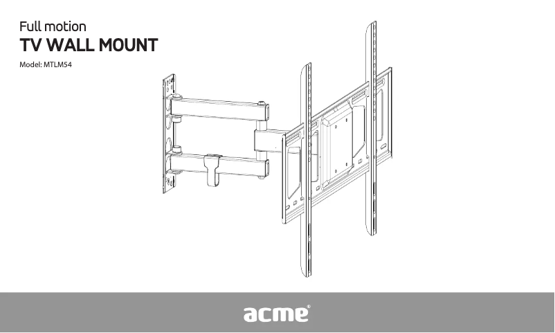 Page 1 de la notice Manuel utilisateur Acme MTLM54