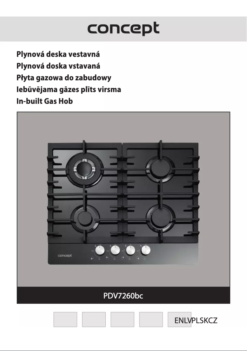 Page 1 of the manual User Manual Concept PDV7260BC