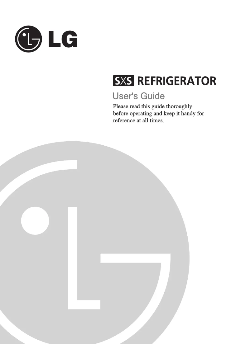 Page 1 of the manual User Manual LG GR-B217LGJ