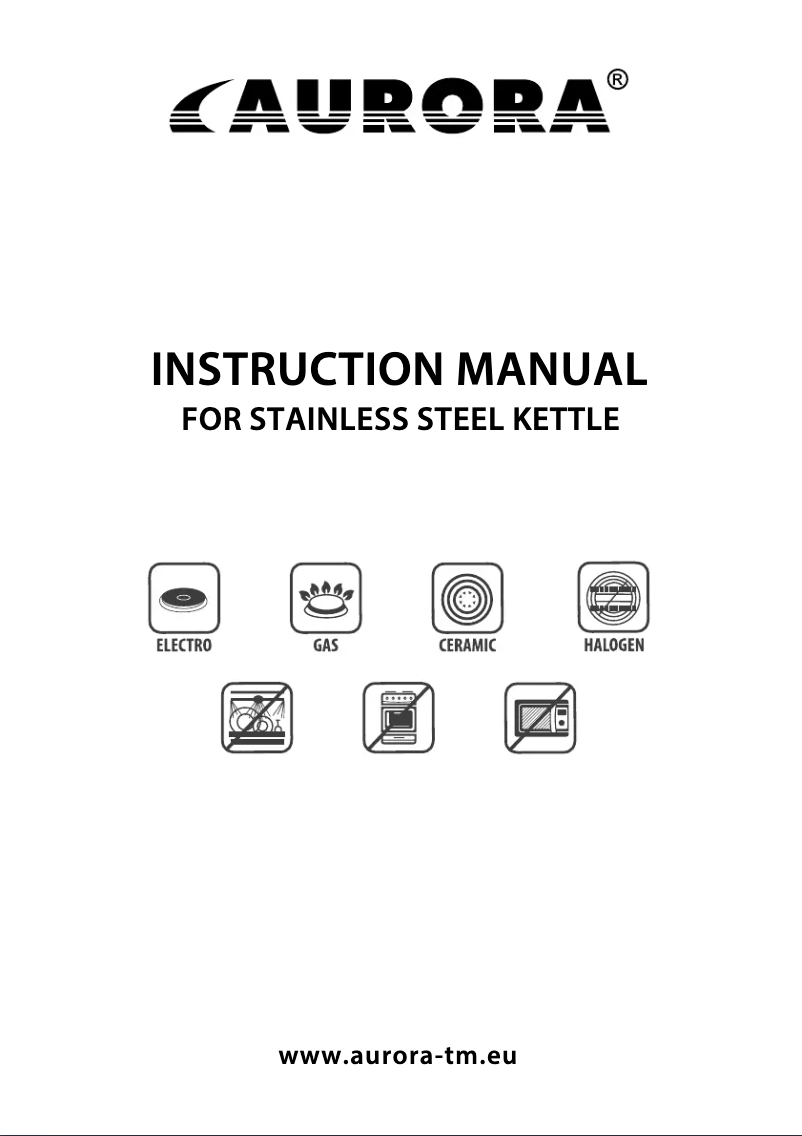 First page image of the manual for AU601