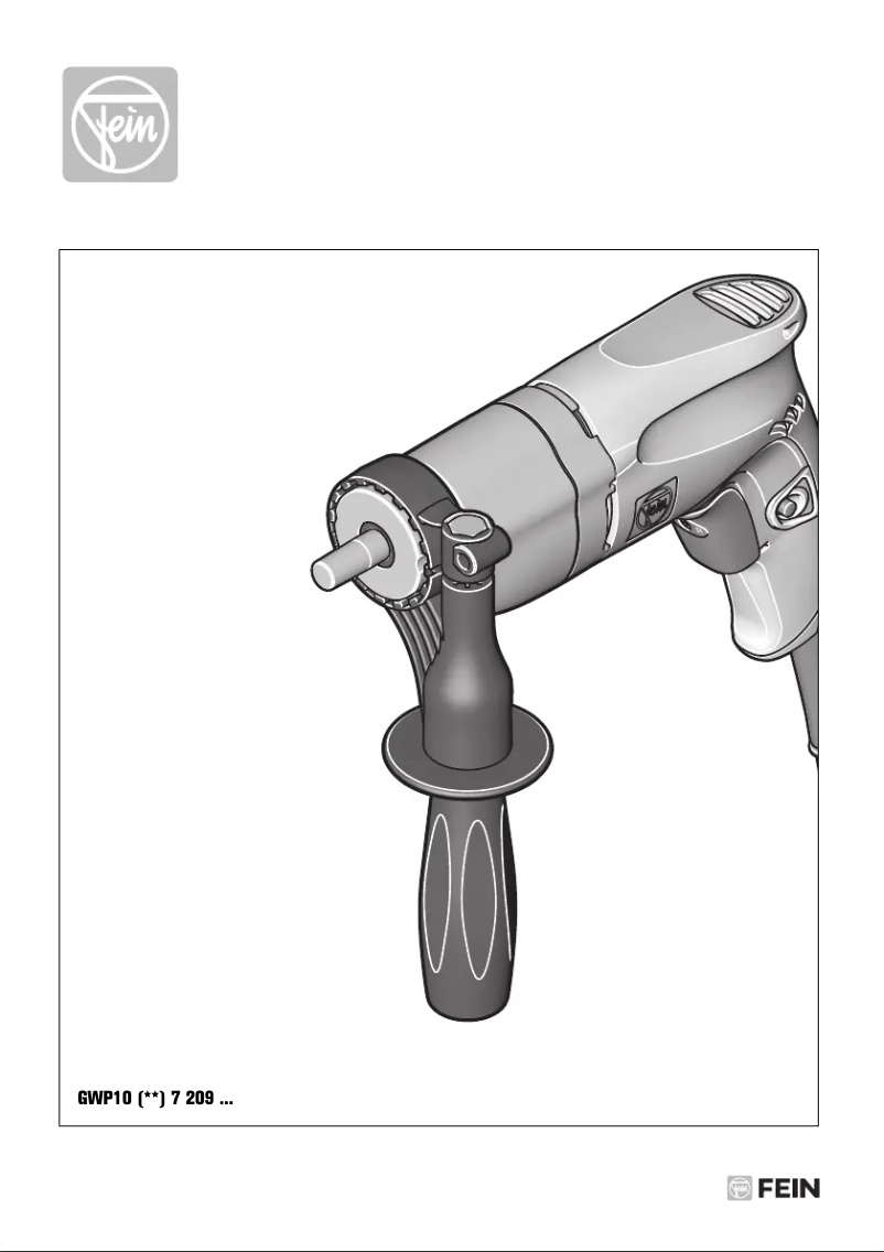 Page 1 of the manual User Manual Fein GWP 10