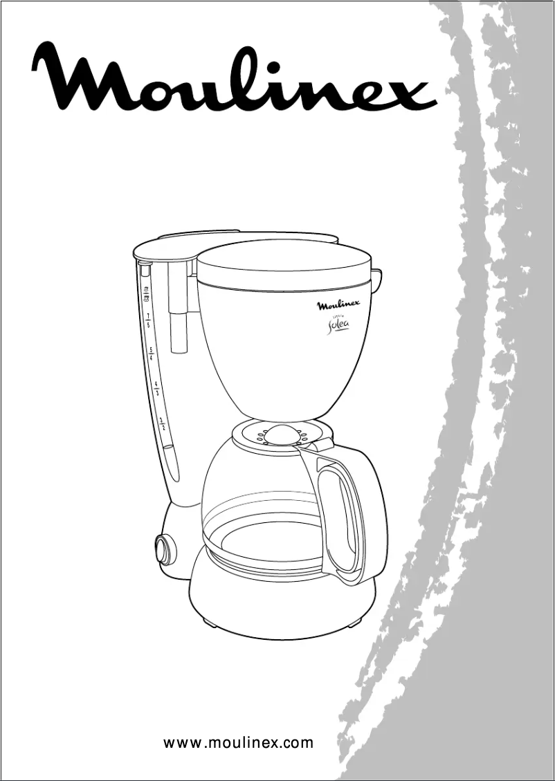 First page image of the manual for Little Solea BCA141