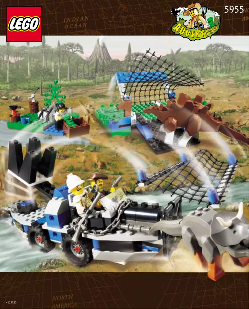 Page 1 of the manual User Manual Lego Adventurers 5955