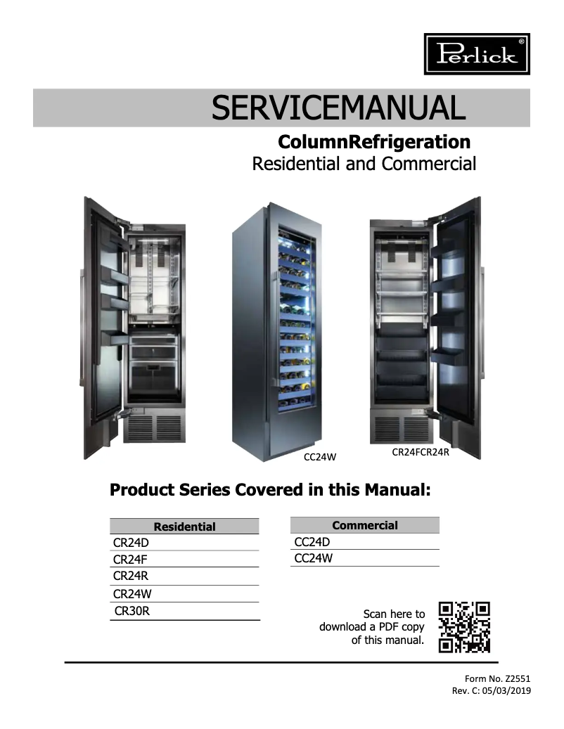 First page image of the manual for CC24D