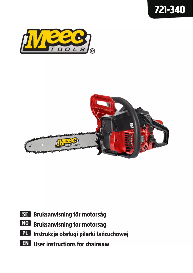 Page 1 of the manual User Manual Meec Tools 721-340