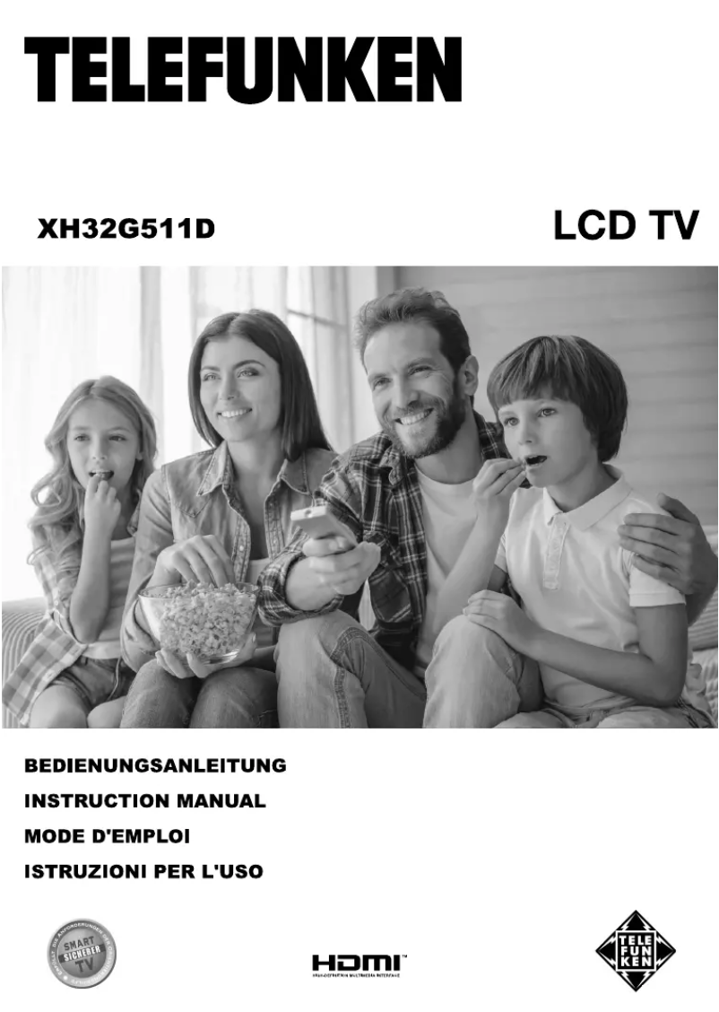 First page image of the manual for XH32G511D
