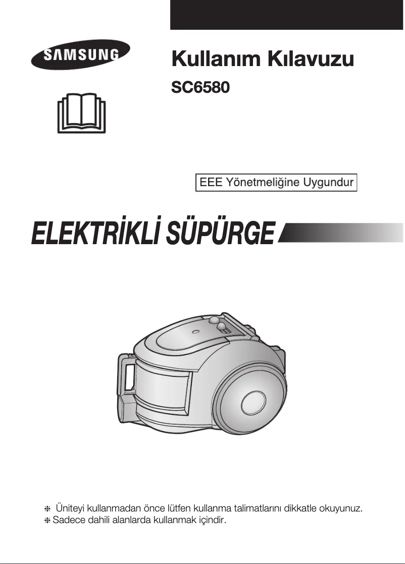 Page 1 of the manual User Manual Samsung SC6580