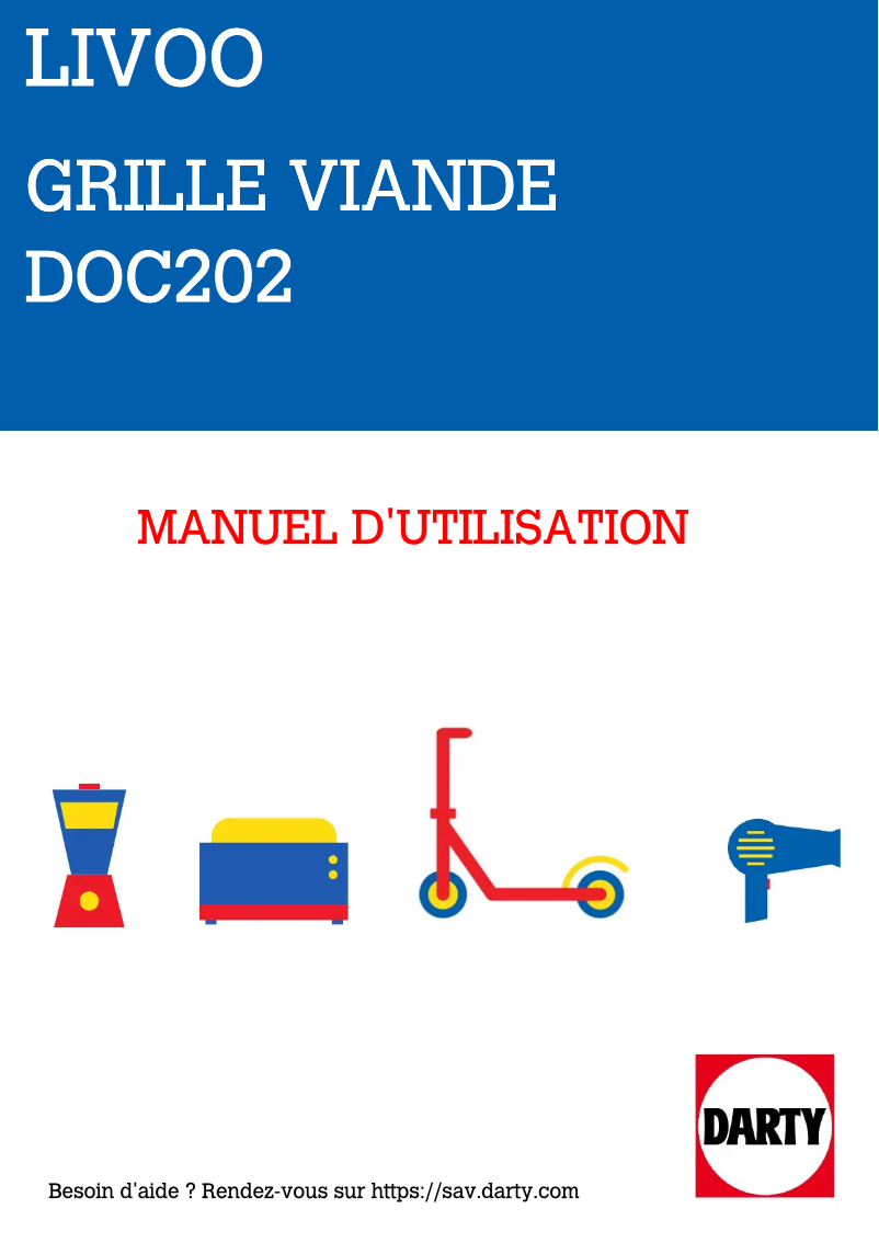 First page image of the manual for DOC202