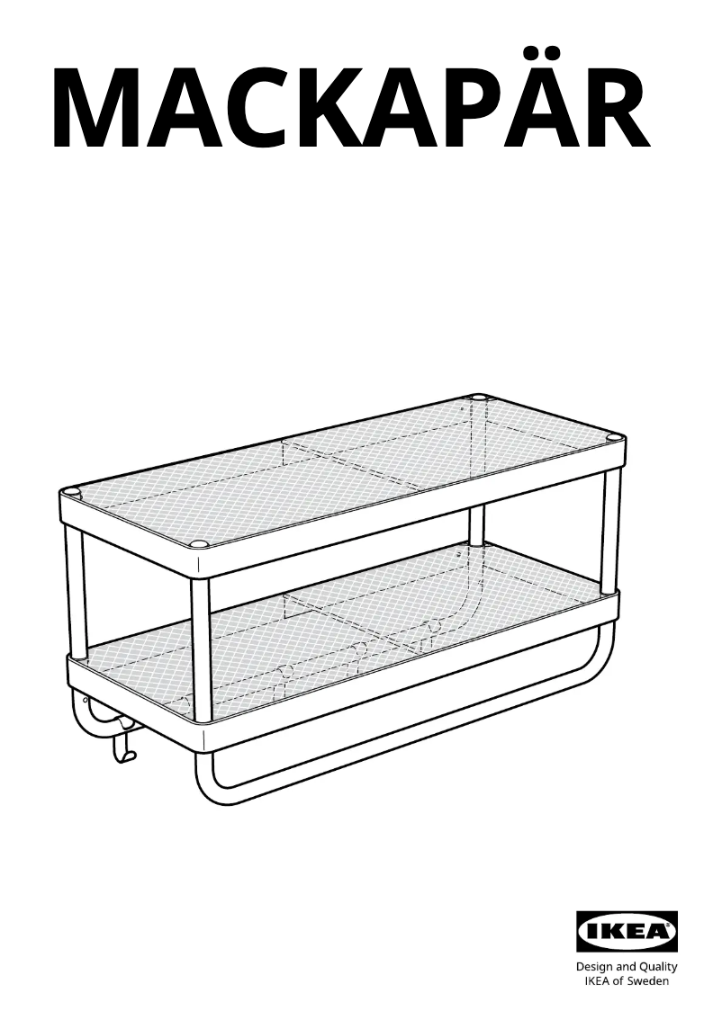 First page image of the manual for MACKAPÄR 905.309.91
