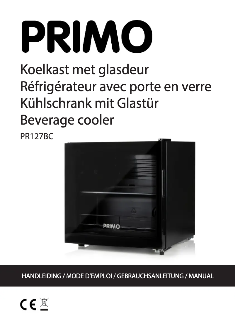 First page image of the manual for PR127BC