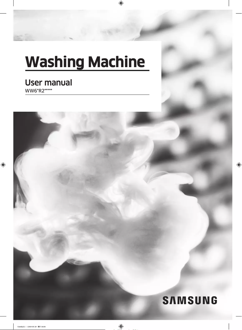 Page 1 of the manual User Manual Samsung WW60R20GLMW