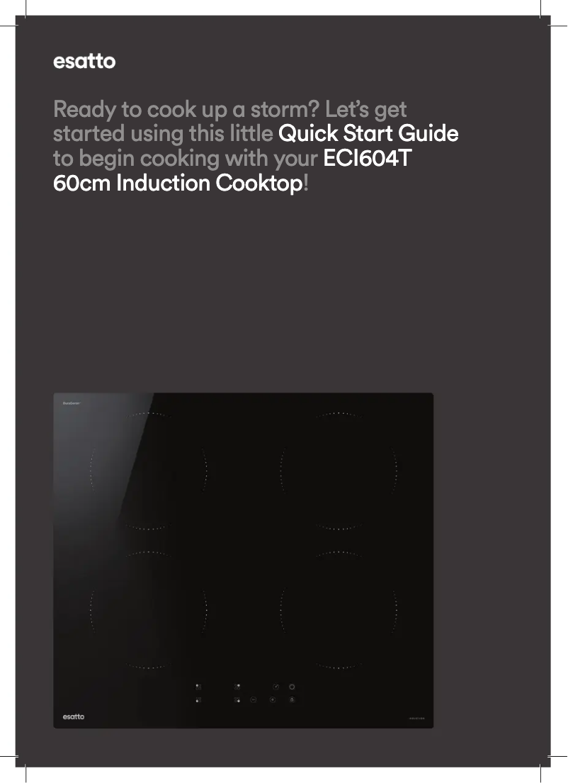 Page 1 of the manual Quick Start Guide Esatto ECI604T