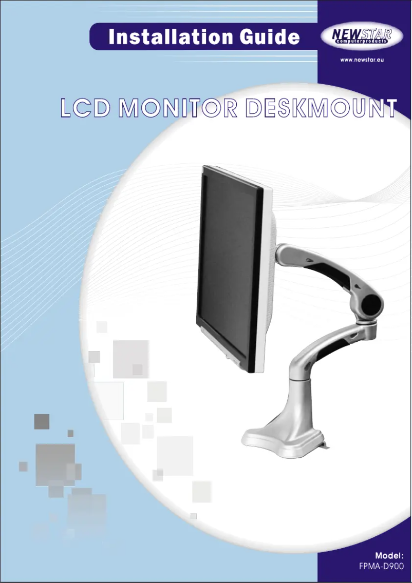 Page 1 of the manual User Manual Newstar FPMA-D900