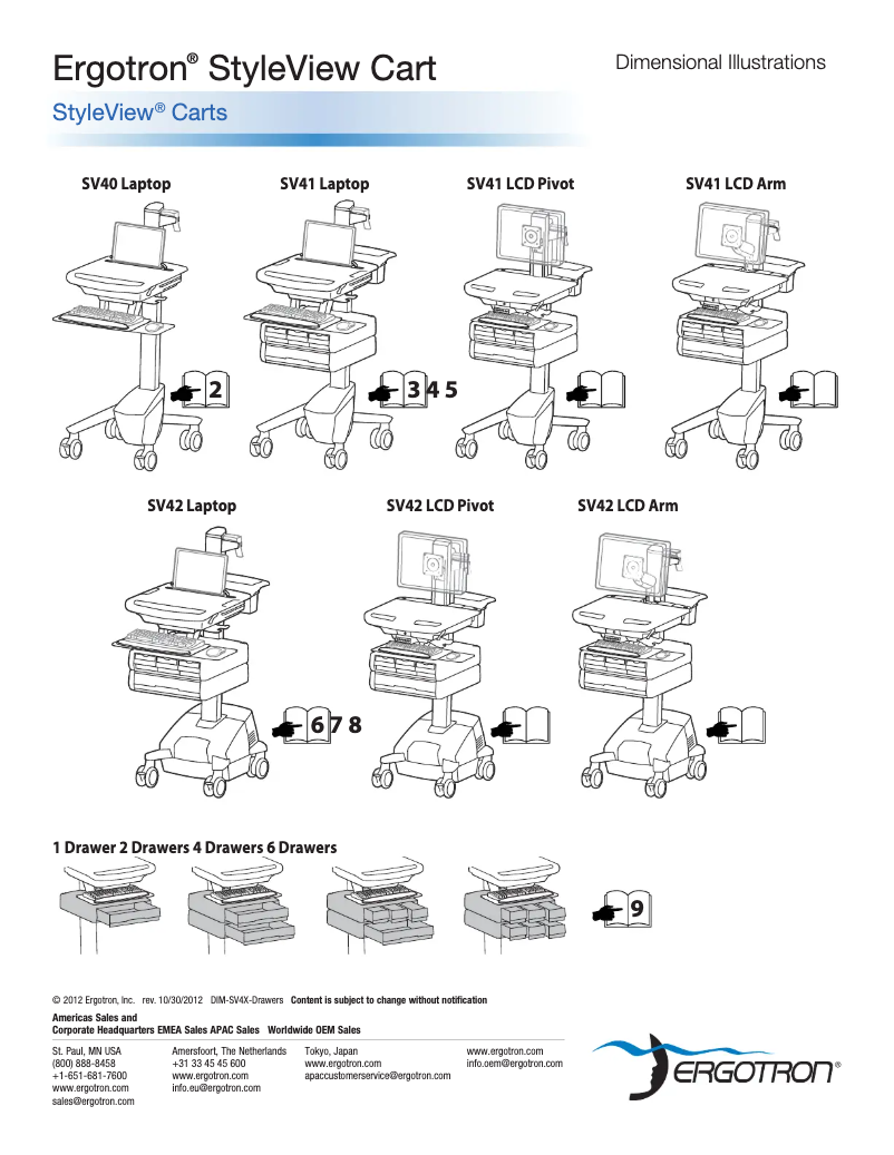 Page 1 de la notice Manuel utilisateur Ergotron StyleView w/ LCD Arm