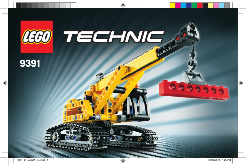 First page image of the manual for Technic 9391