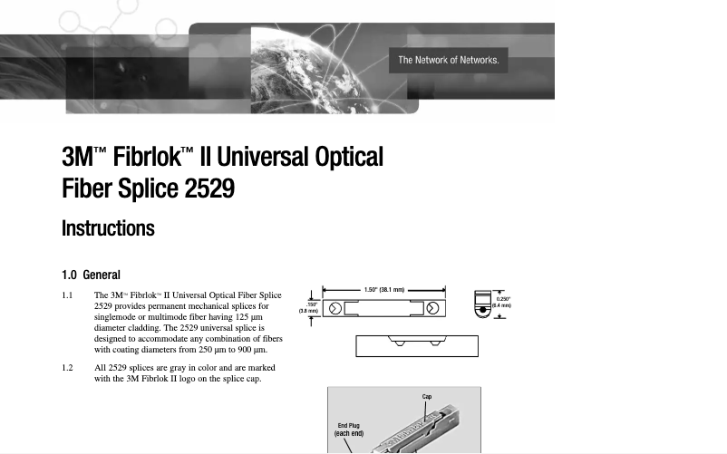 First page image of the manual for 2529