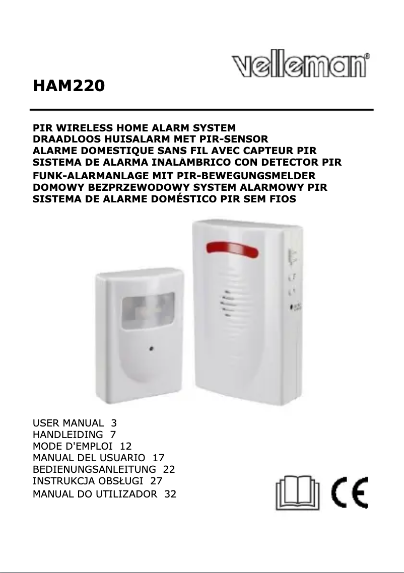 Page 1 of the manual User Manual Perel HAM220
