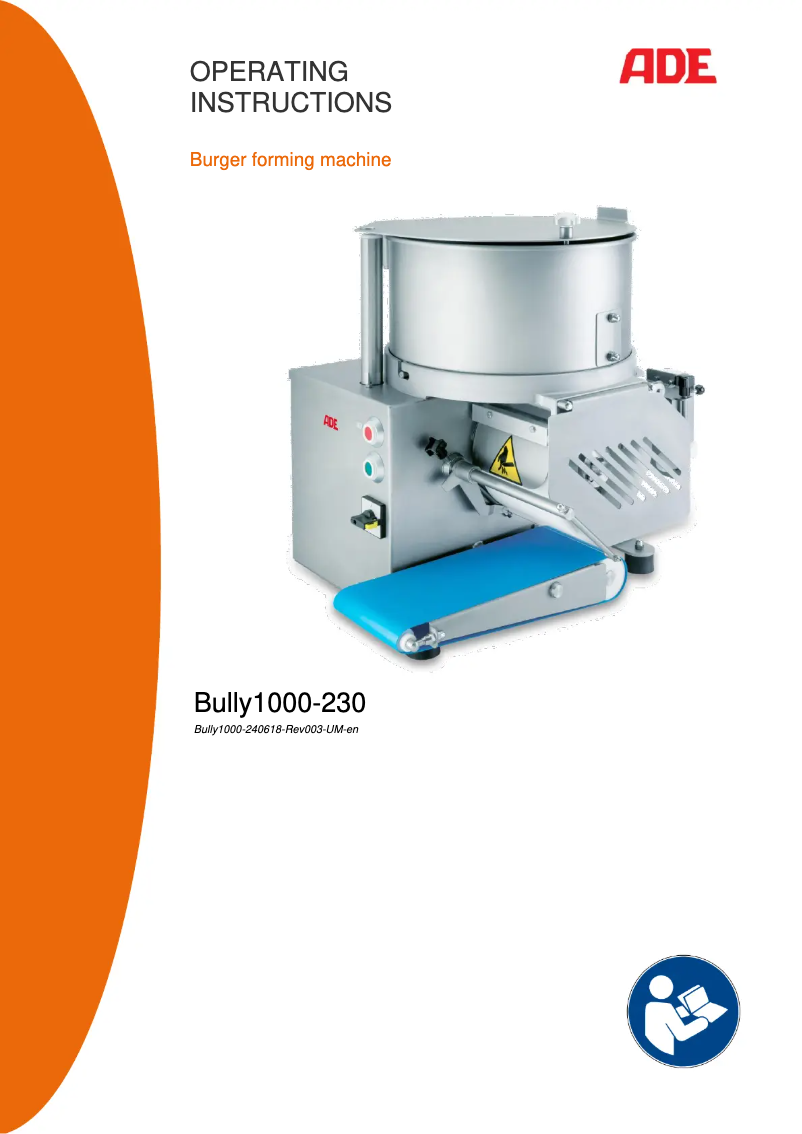 First page image of the manual for Bully1000-240618