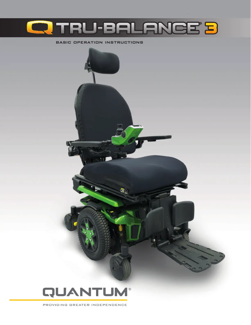 First page image of the manual for TRU-Balance 3 HD