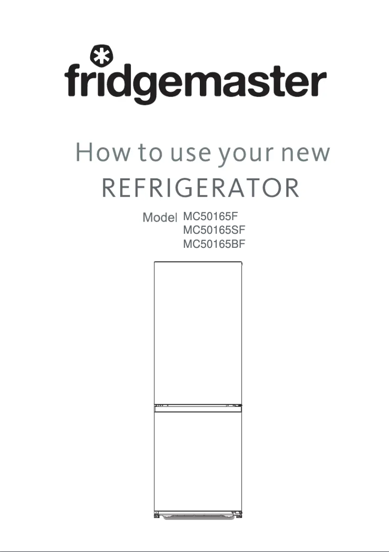 First page image of the manual for MC50165SF