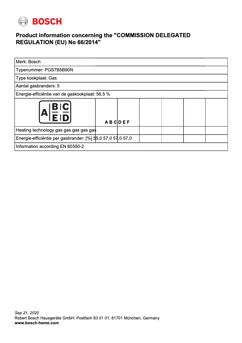 First page image of the manual for Serie 4 PGS7B5B90N