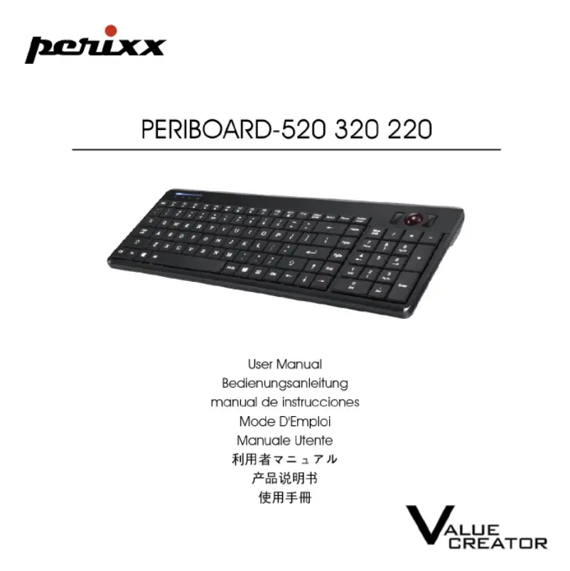 First page image of the manual for Periboard-520