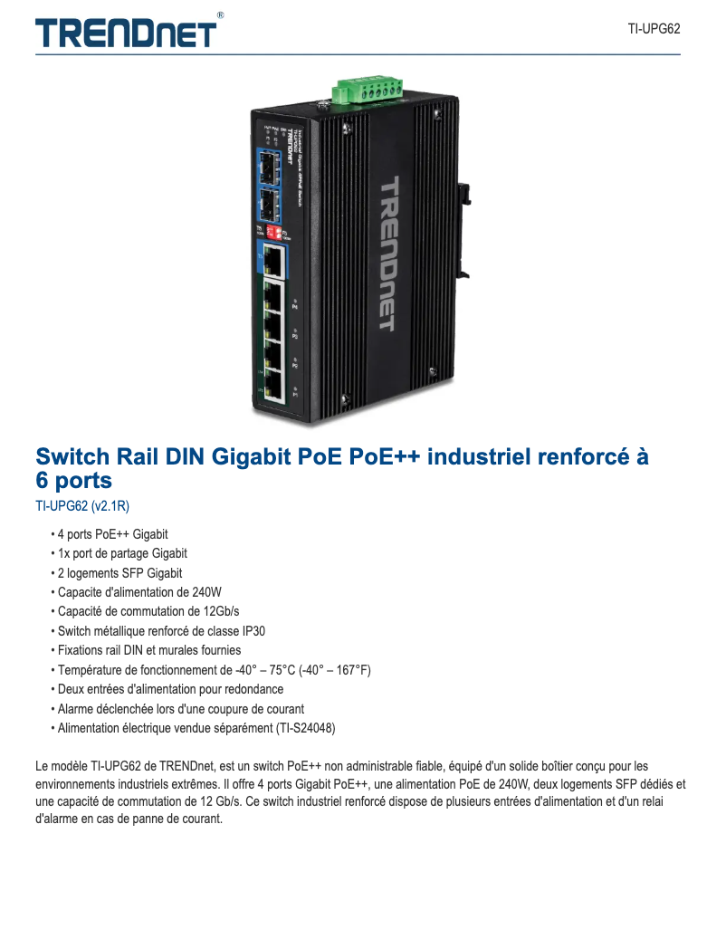 First page image of the manual for TI-UPG62
